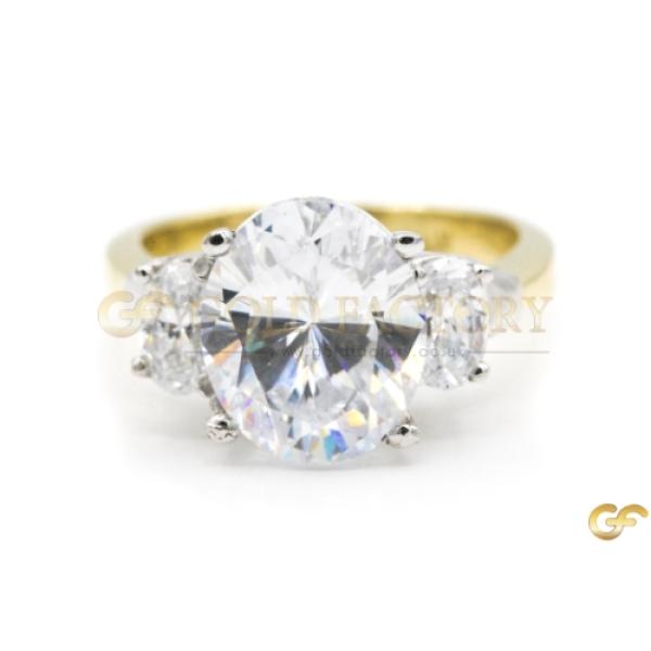 Oval Cluster Diamond Ring
