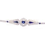 Art Deco Sapphire and Diamond Bracelet