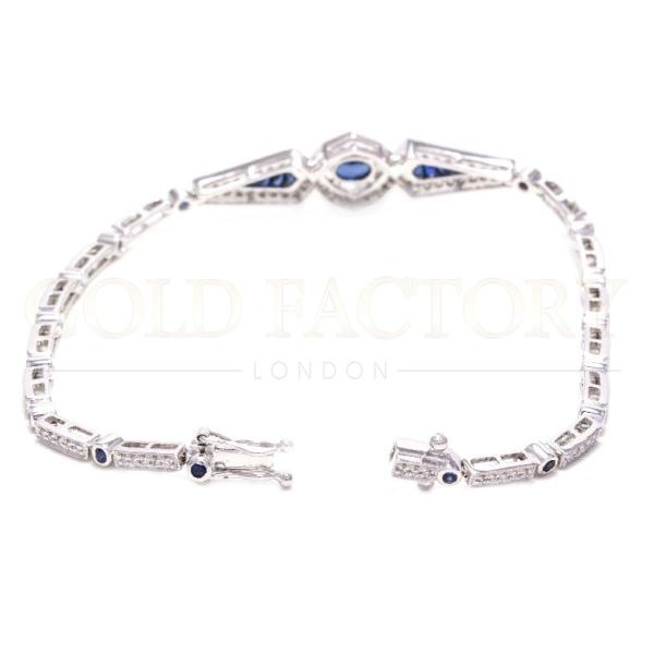 Art Deco Sapphire and Diamond Bracelet