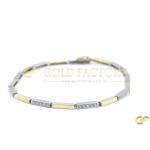 Two-Tone Diamond Bracelet