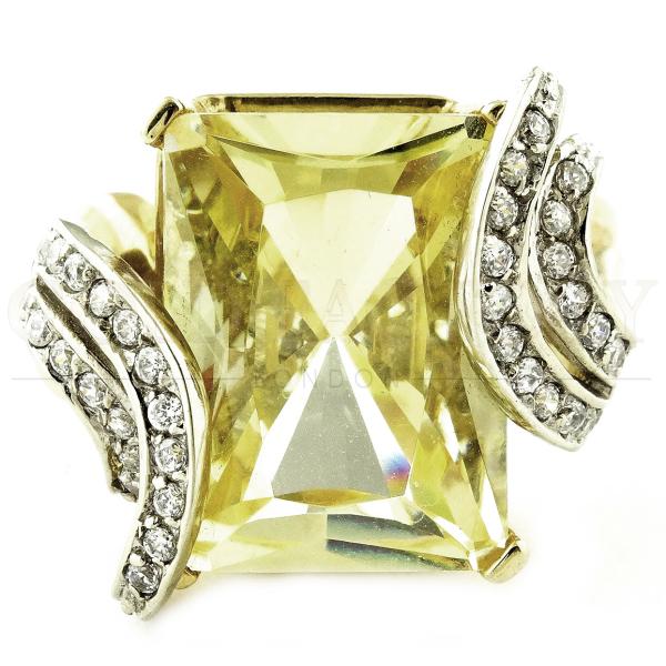 Yellow Sapphire Cocktail Ring