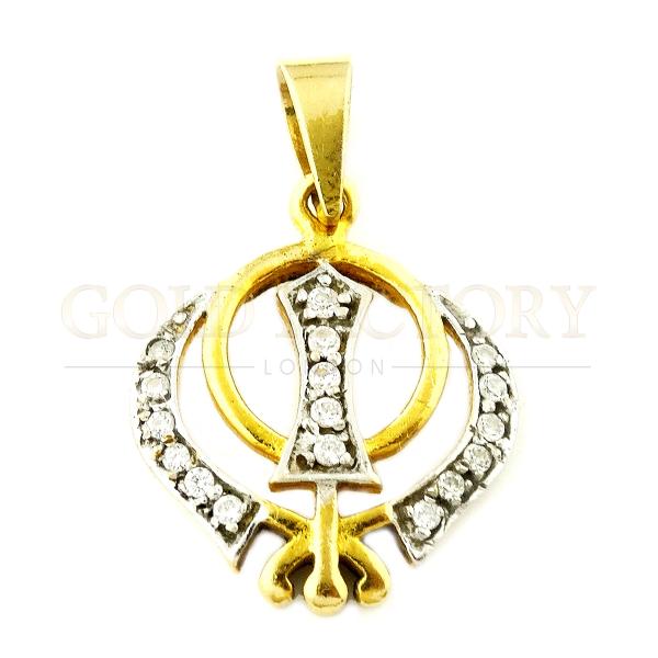Khanda Diamond Pendant