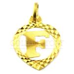 Heart Initial Pendant "F"