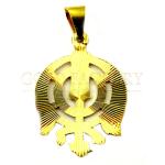 Khanda Gold Pendant