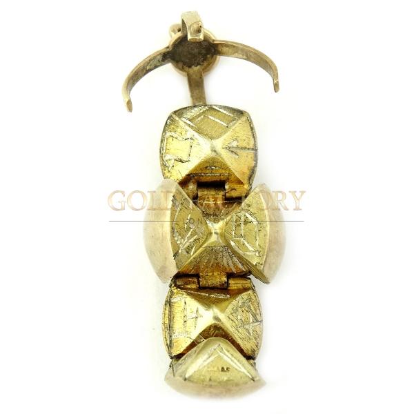 9ct Gold Hinged Cross Pendant