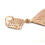 Geometric Gold And Black Pendant