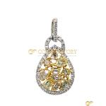 Gold Pendant With Diamonds