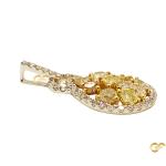 Gold Pendant With Diamonds