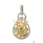 Gold Pendant With Diamonds