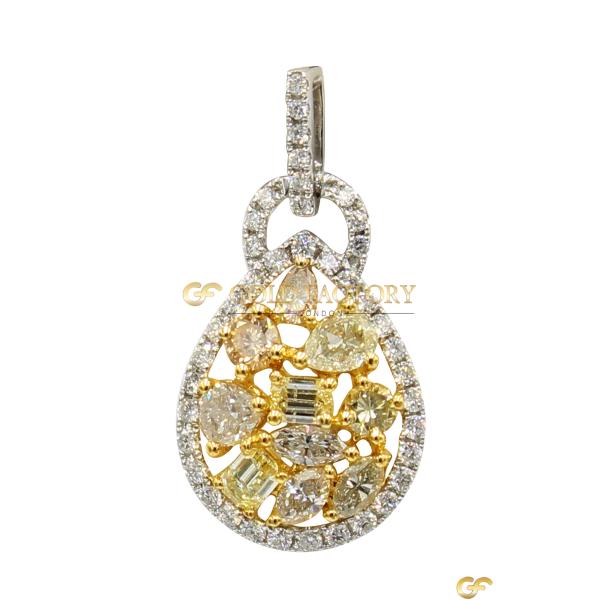 Gold Pendant With Diamonds
