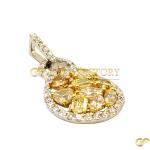 Gold Pendant With Diamonds