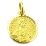 Saint Catherine Gold Pendant