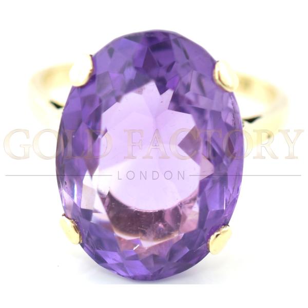 Amethyst Gold Ring
