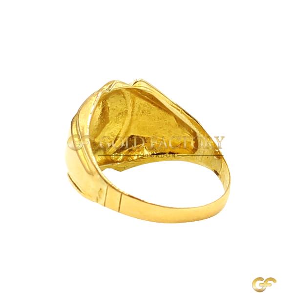 Green Emerald Gold Ring