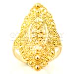 Gold Filigree Statement Ring