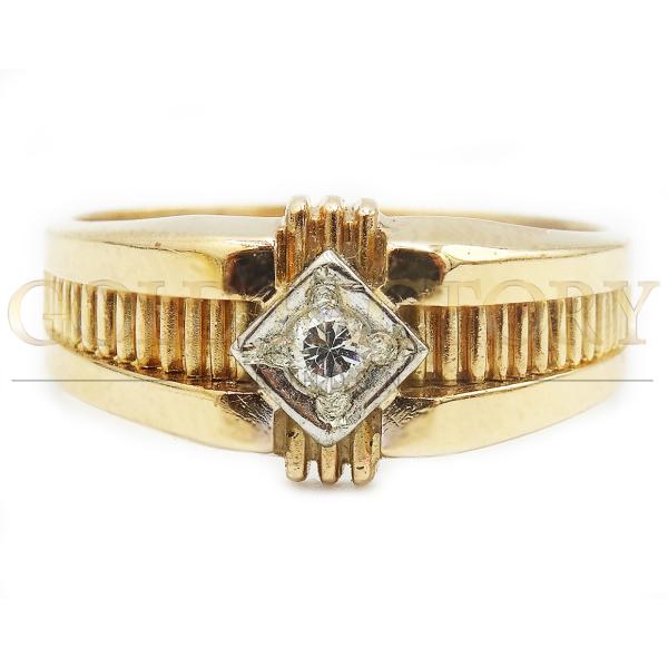 Retro Diamond Gold Ring