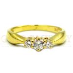 Three Stone Diamond Ring