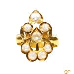  Gold Kundan-Style Ring
