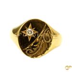 High-Polish Signet Ring