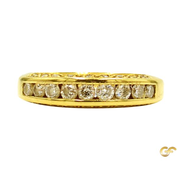 Gold Channel Ring