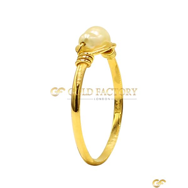  Baroque Freshwater Pearl Ring