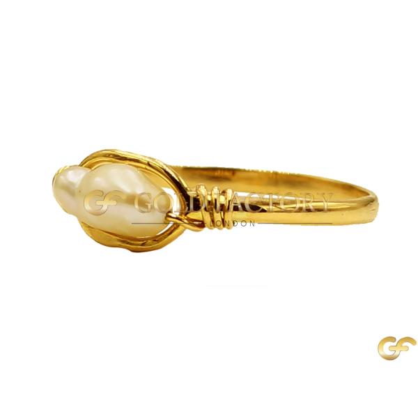  Baroque Freshwater Pearl Ring