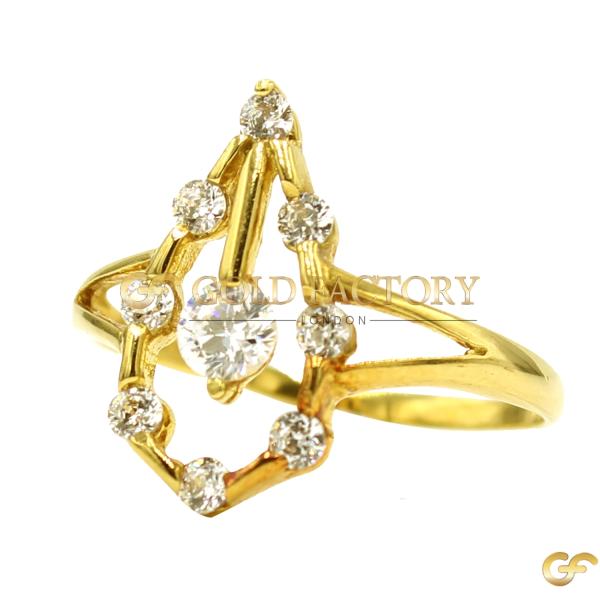 Geometric Openwork Ring