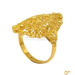  Ornate Filigree Gold Ring