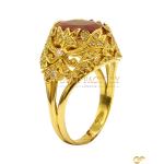  Ruby Cz Statement Ring