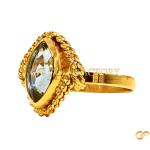  Vintage Marquise Cz Ring