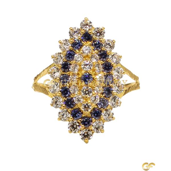 Cluster Cz Statement Ring