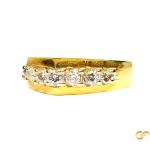 Classic Gold CZ Band