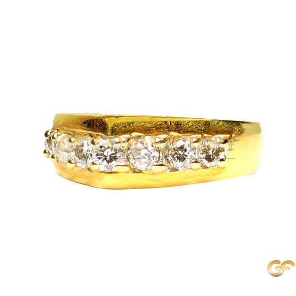 Classic Gold CZ Band