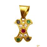 Multicolor Cz Pendant