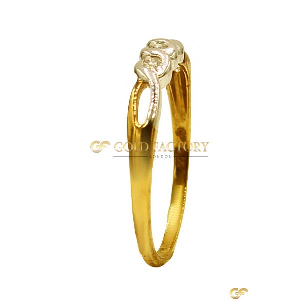 Dual-Tone Cz Ring
