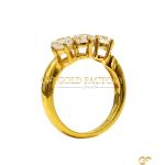 Triple Cz Ring
