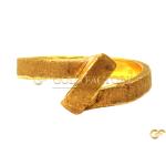  Gold Minimalist Crossover Ring