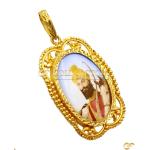  Gold Guru Gobind Singh Pendant