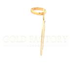  Gold Circle Pendant With Letter D