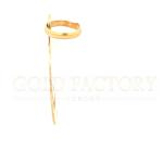  Gold Circle Pendant With Letter D