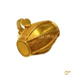  Gold Dhol Shaped Pendant