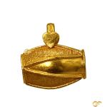  Gold Dhol Shaped Pendant