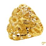 Intricate Filigree Gold Ring