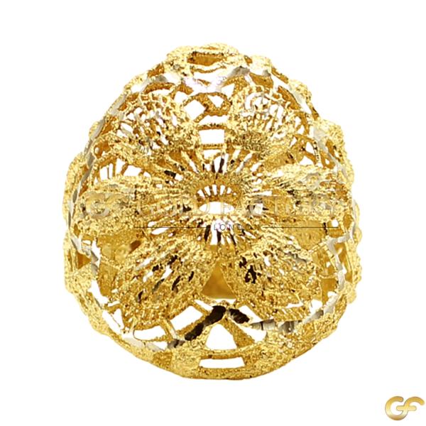 Intricate Filigree Gold Ring