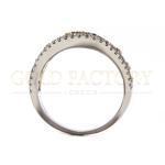 18ct Lattice-Style Yellow And White Diamond Ring