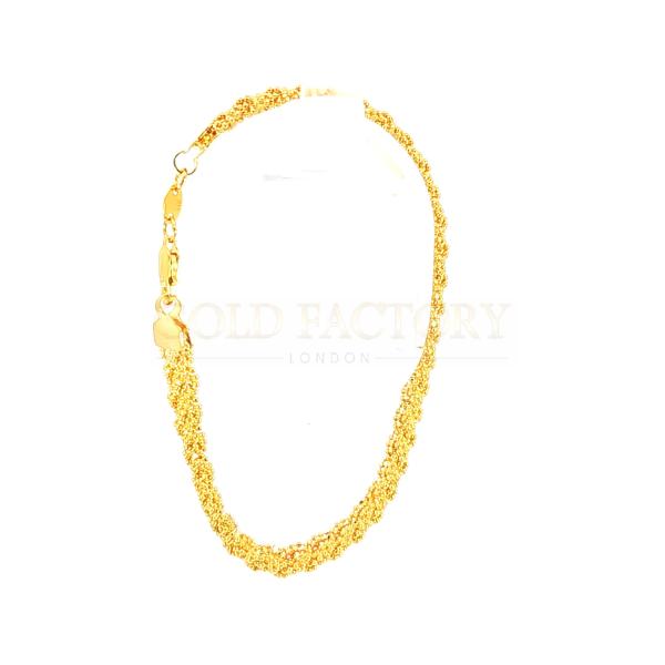 Eternal Embrace Gold Bracelet