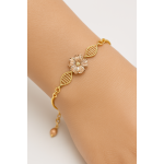 Celestial Gold Embrace Bracelet