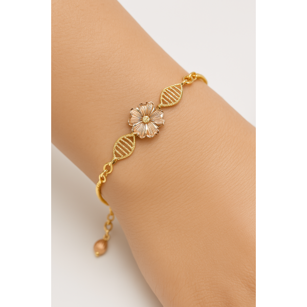 Celestial Gold Embrace Bracelet